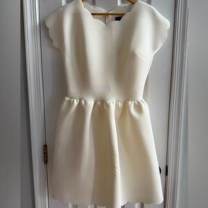 NWT Aqua Cream Short Sleeve Dress